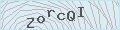 CAPTCHA showing 6 letters and numbers combination